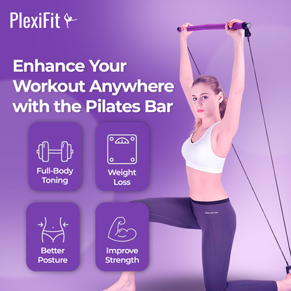 PlexiFit™ Pilates Bar & Resistance Band