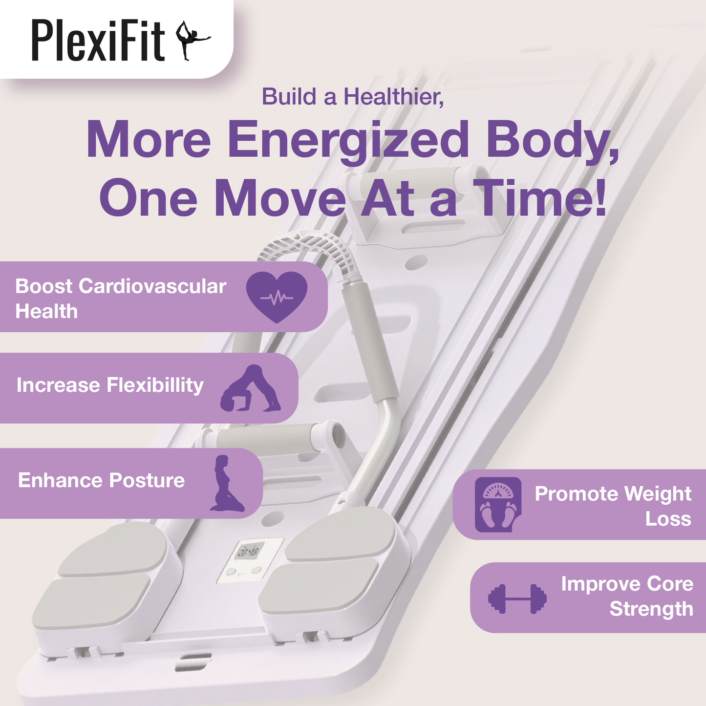 PlexiFit™ Portable Pilates Reformer