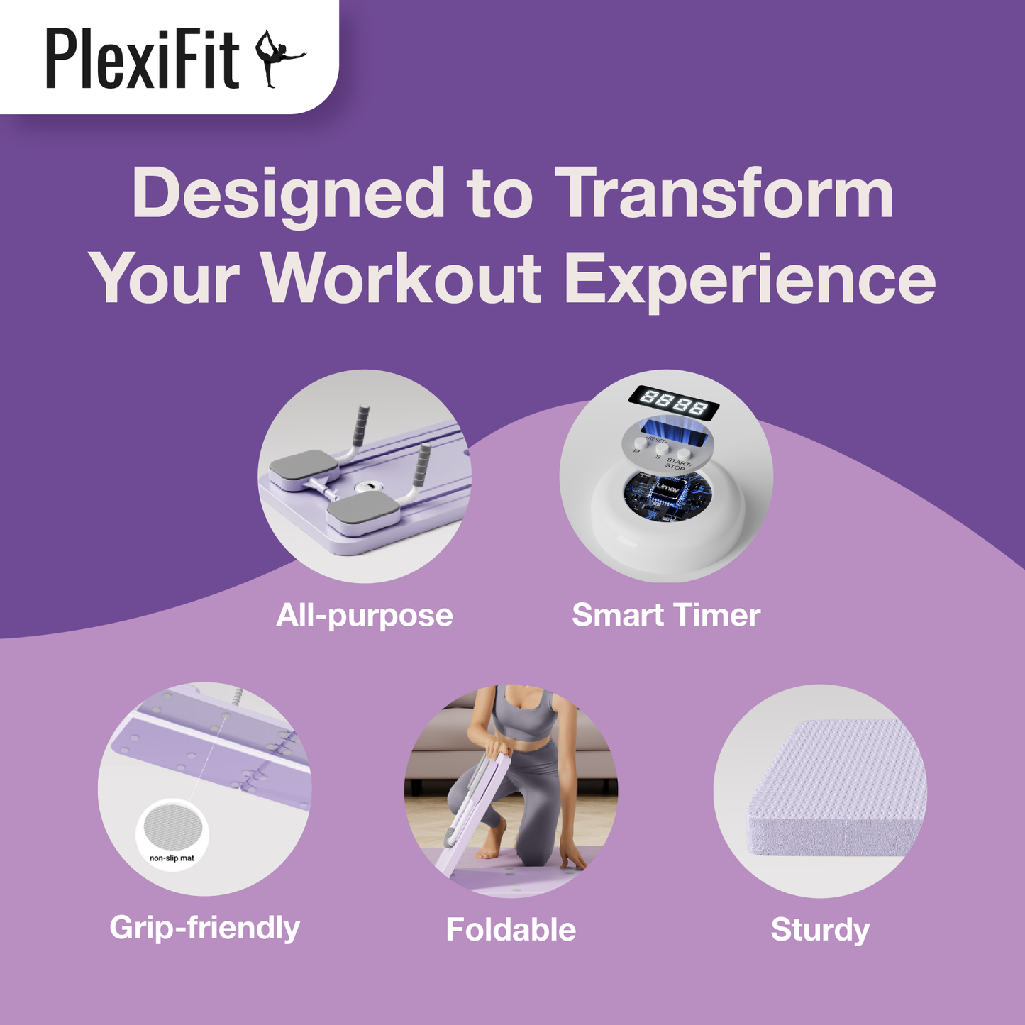 PlexiFit™ Portable Pilates Reformer