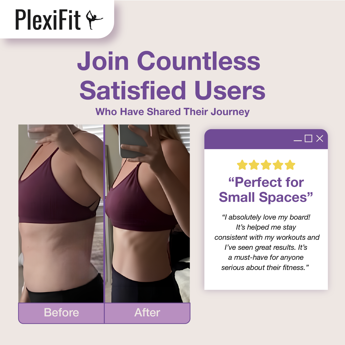 PlexiFit™ Portable Pilates Reformer